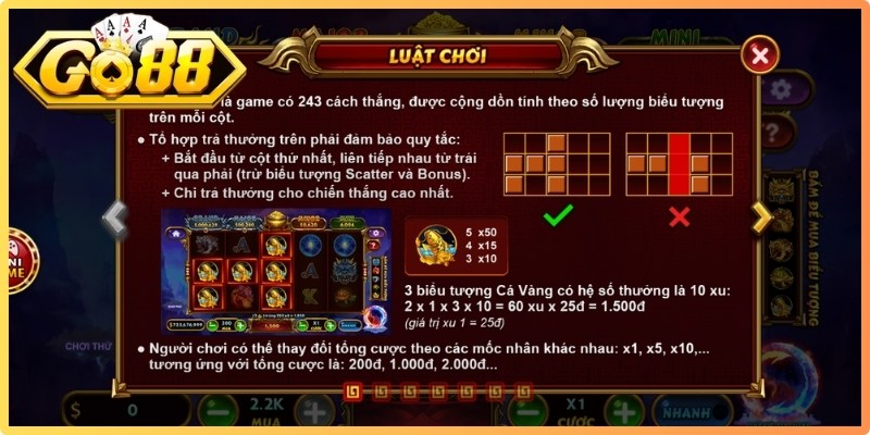 4 Thần Thú Go88 - Slots Đổi Thưởng Đẳng Cấp Nổ Hũ Cực Lớn 2 Quy trình tham gia 4 Thần Thú Go88 đơn giản, dễ thao tác