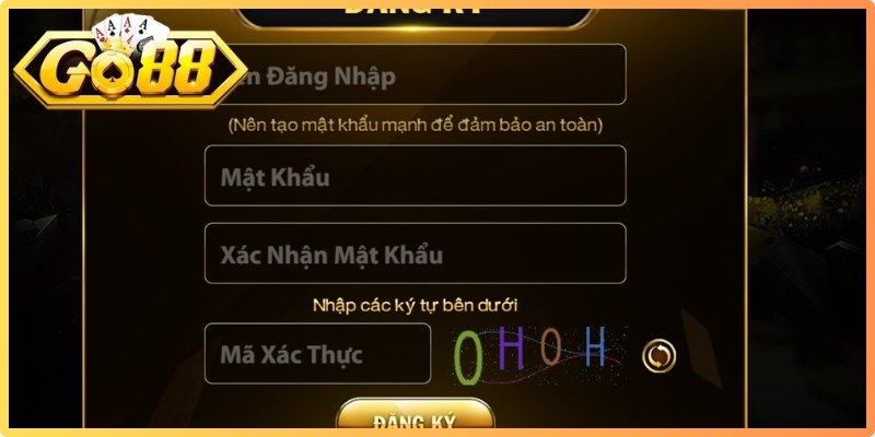 Các điều kiện cơ bản để đăng ký Go88 thành công