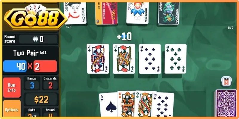 Game bài Joker sử dụng bộ bài Tây52 lá và kết hợp thêm 2 quân Joker đặc biệt