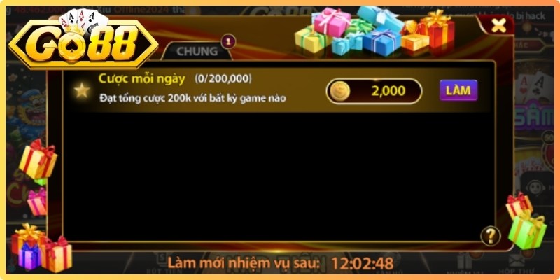 Nắm bắt dòng sự kiện khuyến mãi Go88 để không bỏ lỡ phần quà giá trị