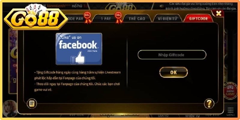 Khuyến mãi Go88 giúp người chơi trải nghiệm tốt hơn
